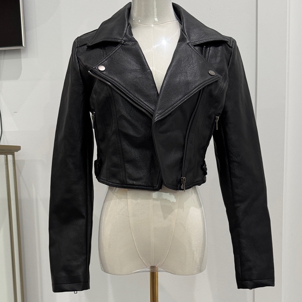 Fate Black Leather Women's Jacket